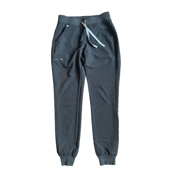 Figs Pants - FIGS Technical Collection Scrub Joggers Black Small Tall